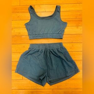 Navy Blue Cotton Set